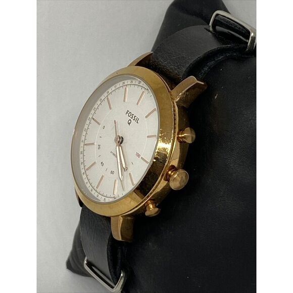 Fossil Q Neely FTW5007 Womens Black Leather Analog Dial Quartz Wrist Watch JK540 - Picture 4 of 12